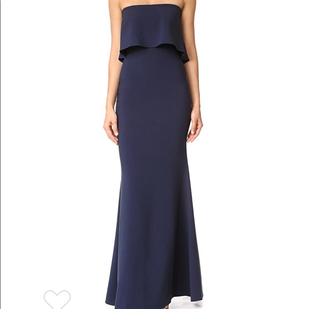 Likely Driggs Gown in Navy Blue
